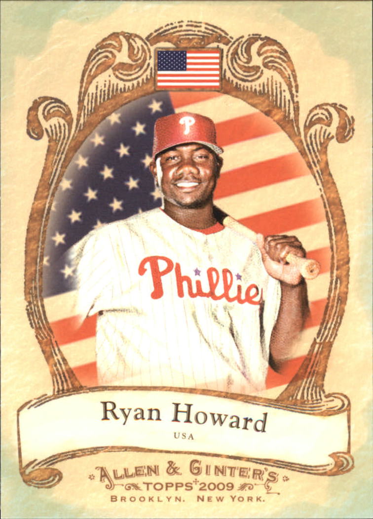 2009 Topps Allen and Ginter National Pride #NP47 Ryan Howard