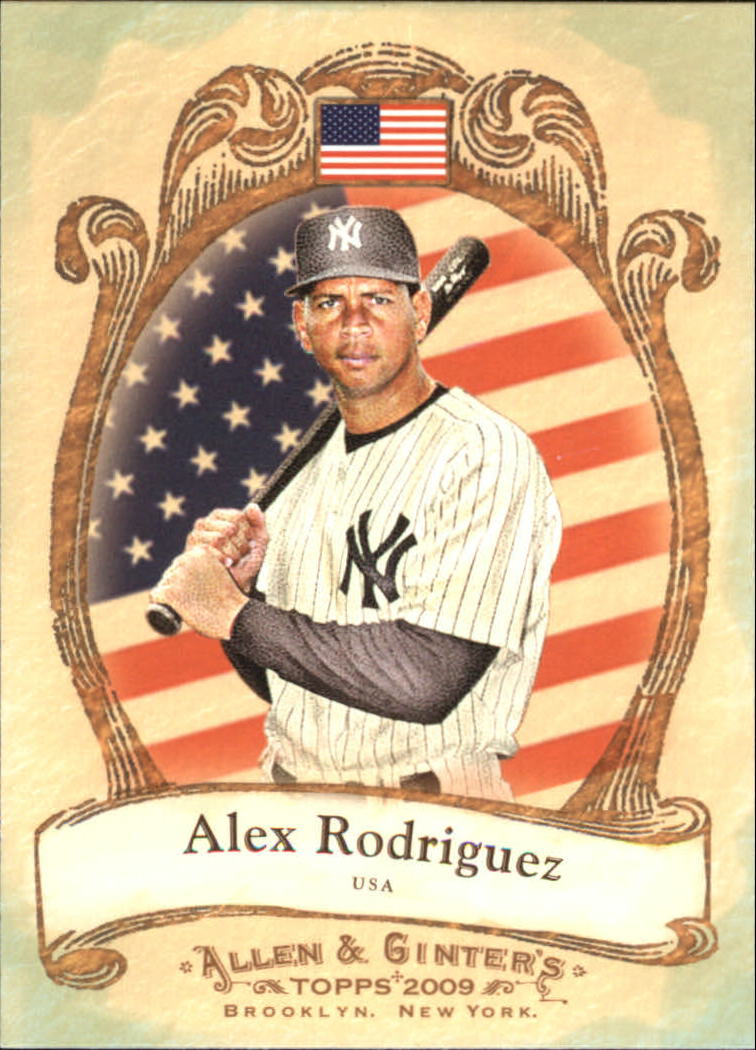 2009 Topps Allen and Ginter National Pride #NP75 Alex Rodriguez