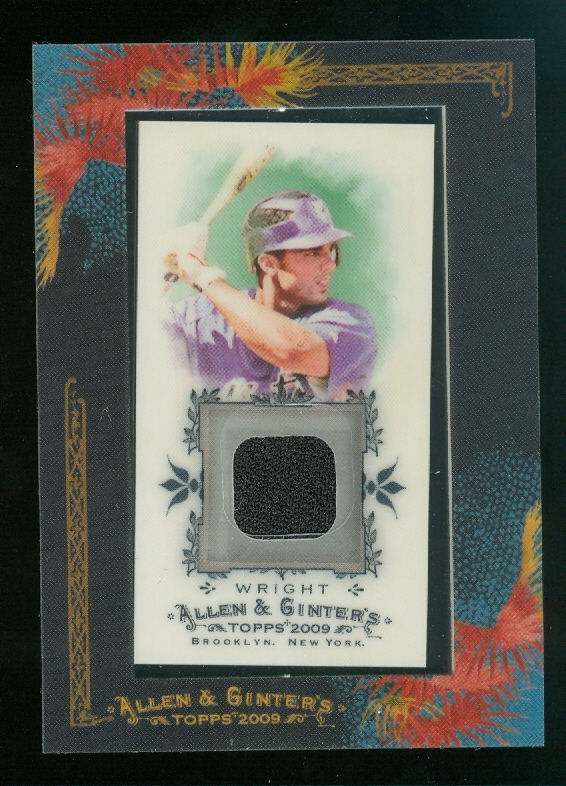 2009 Topps Allen and Ginter Relics #DAW2 David Wright Jsy