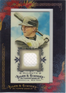 2009 Topps Allen and Ginter Relics #NM Nate McLouth Jsy D