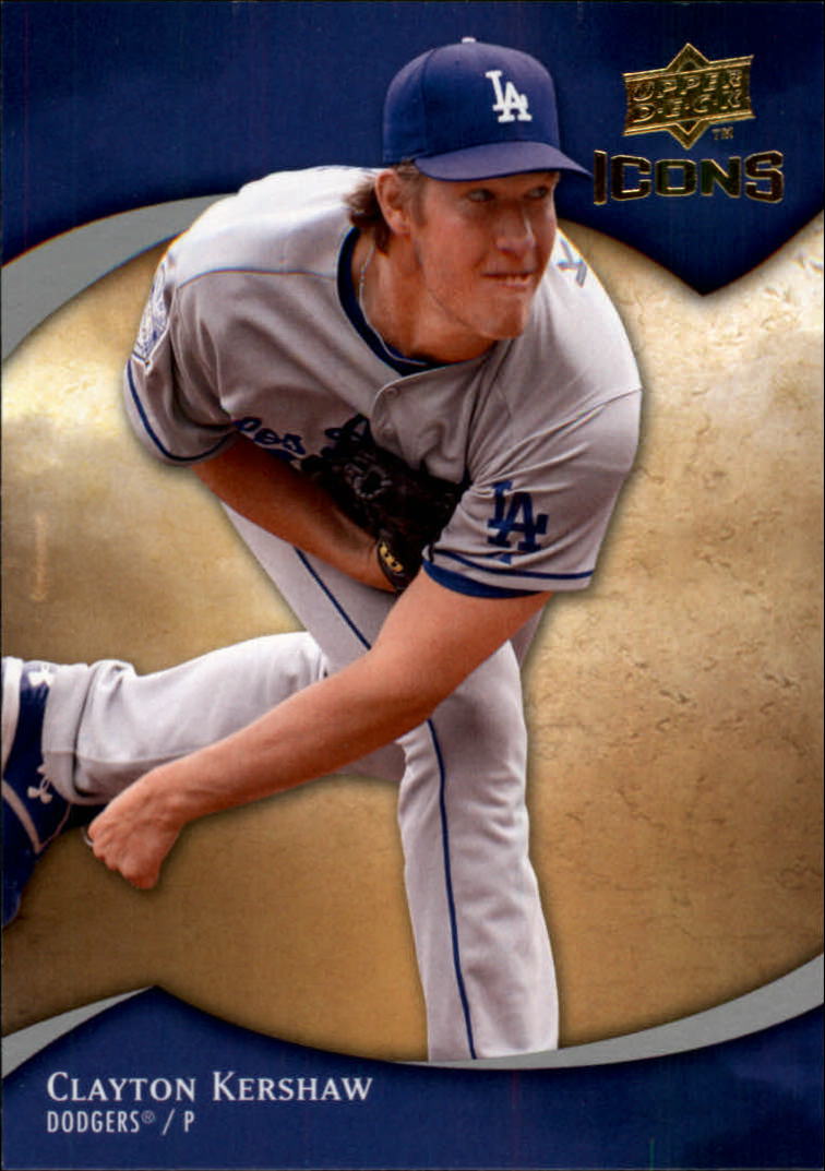 Clayton Kershaw 2009 Upper Deck Icons Card #24 MLB Los Angeles