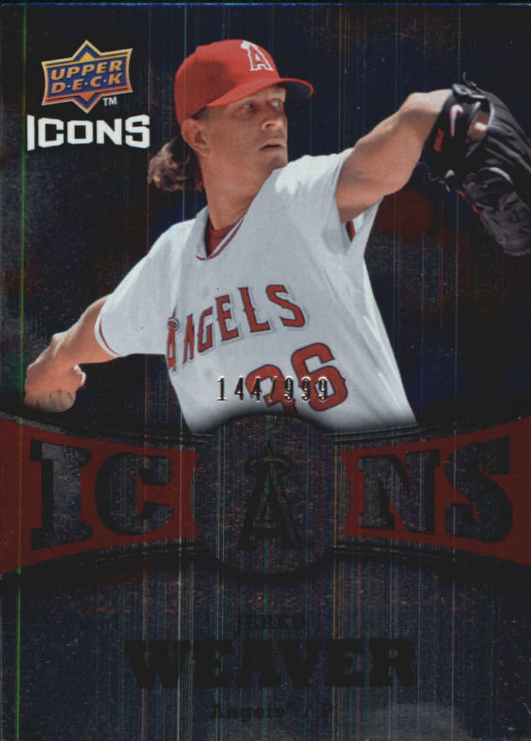 2009 Upper Deck Icons Icons #WE Jered Weaver