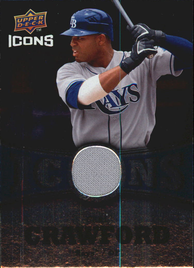 2009 Upper Deck Icons Icons Jerseys #CR Carl Crawford