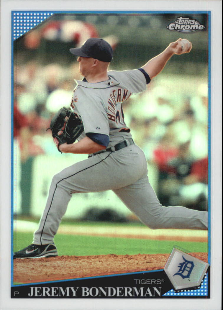 2009 Topps Chrome Refractors #129 Jeremy Bonderman