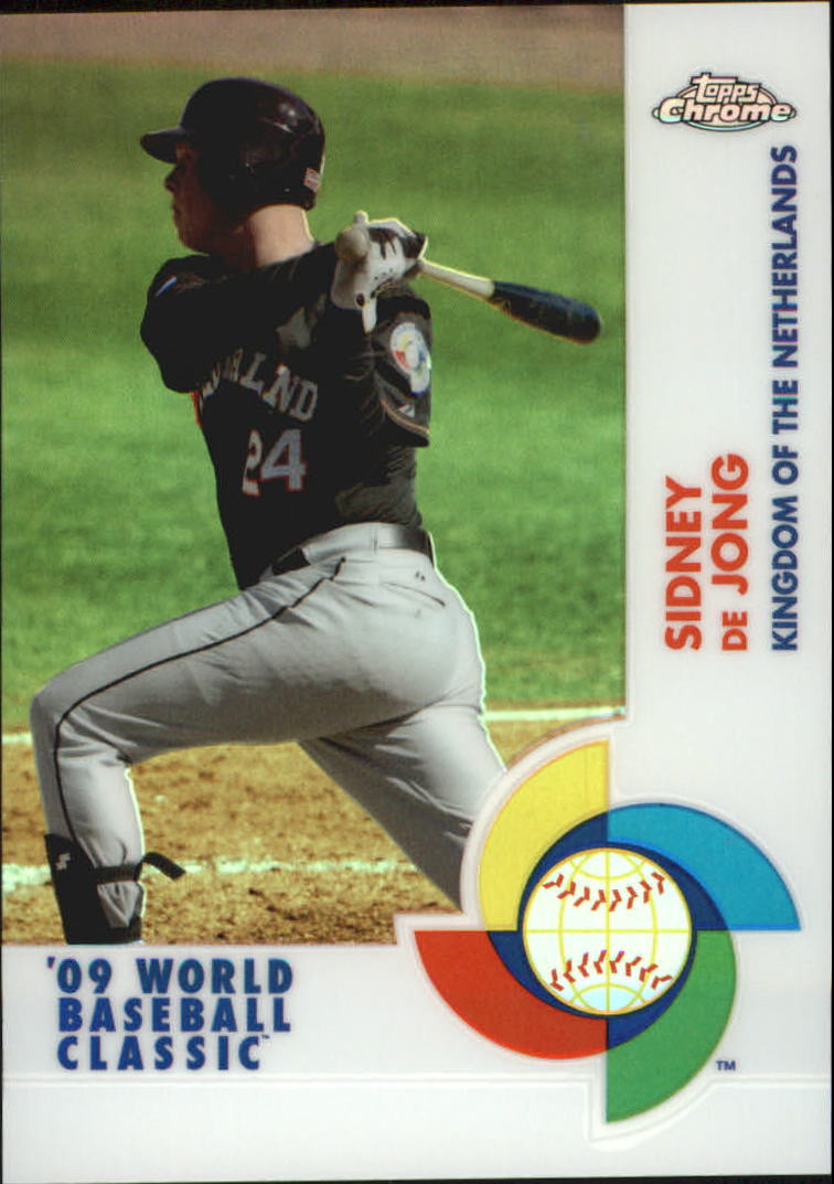 2009 Topps Chrome World Baseball Classic Refractors #W64 Sidney de Jong