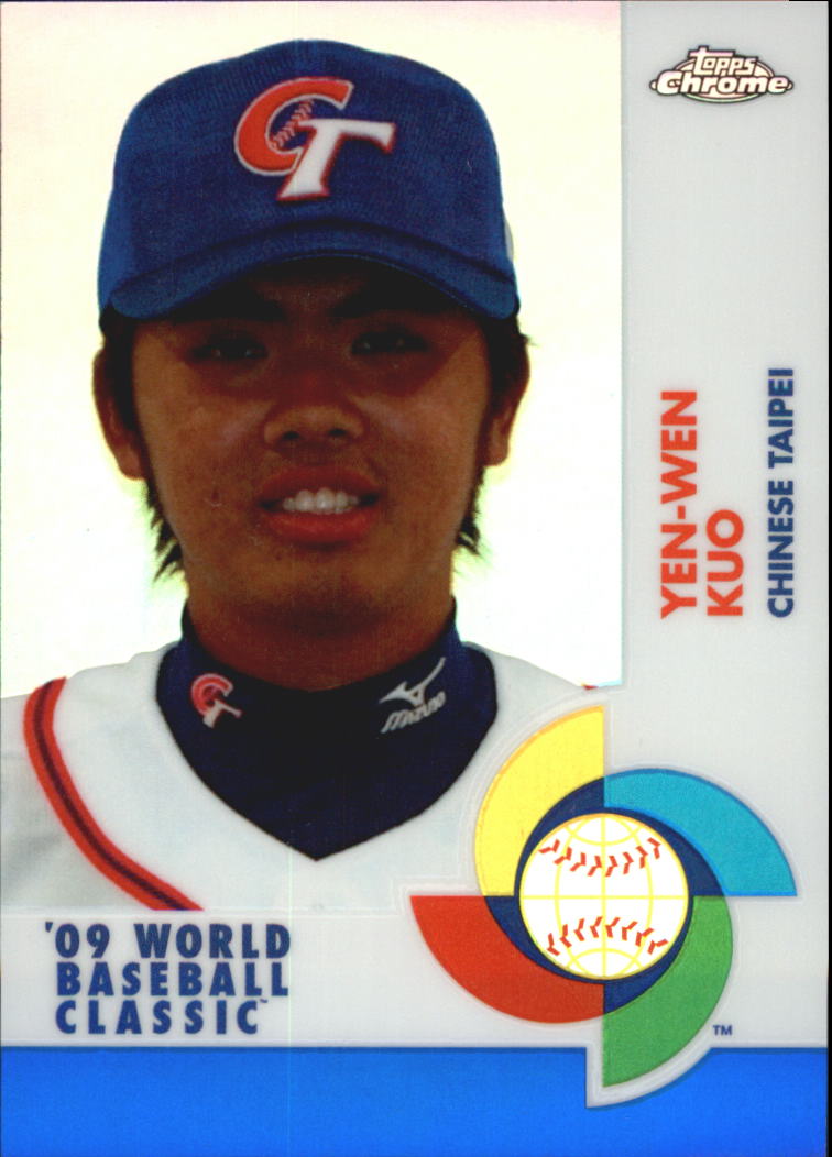 2009 Topps Chrome World Baseball Classic Blue Refractors #W77 Yen-Wen Kuo