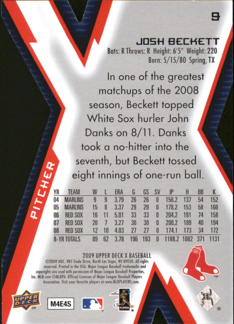 2009 Upper Deck X Baseball Die Cut Parallel YOU PICK - Picture 17 of 147
