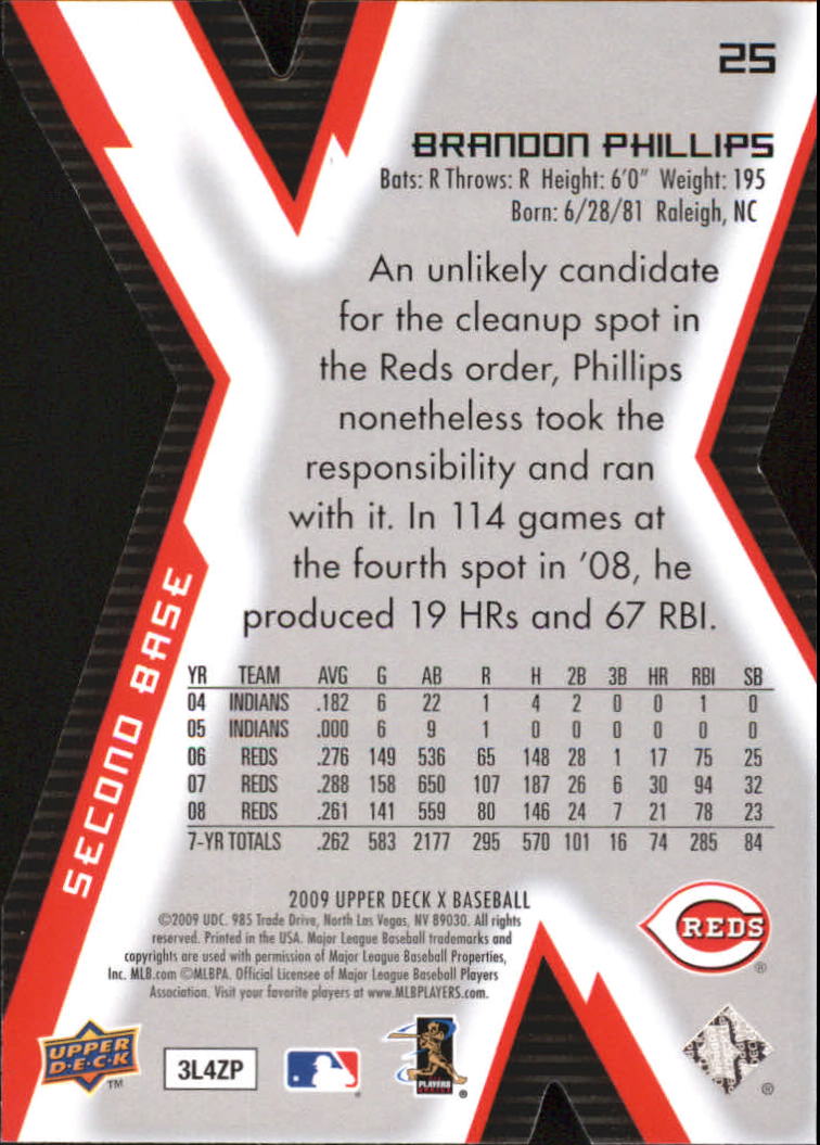 2009 Upper Deck X Baseball Die Cut Parallel YOU PICK - Picture 43 of 147