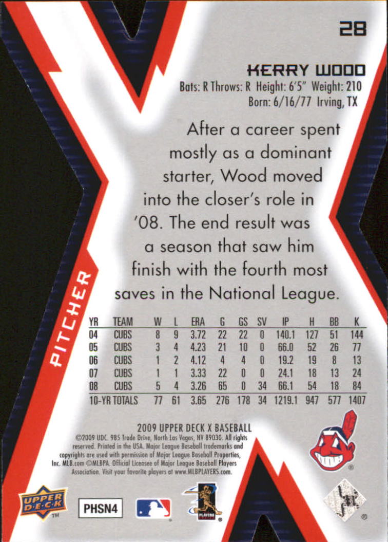 2009 Upper Deck X Baseball Die Cut Parallel YOU PICK - Picture 47 of 147