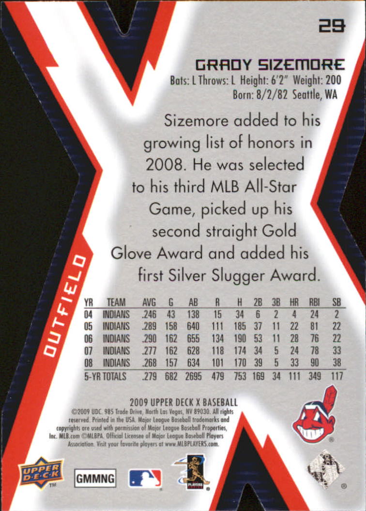2009 Upper Deck X Baseball Die Cut Parallel YOU PICK - Picture 49 of 147