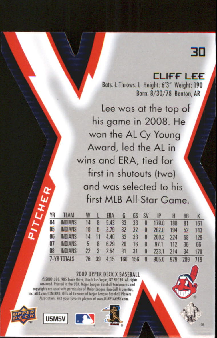 2009 Upper Deck X Baseball Die Cut Parallel YOU PICK - Picture 51 of 147