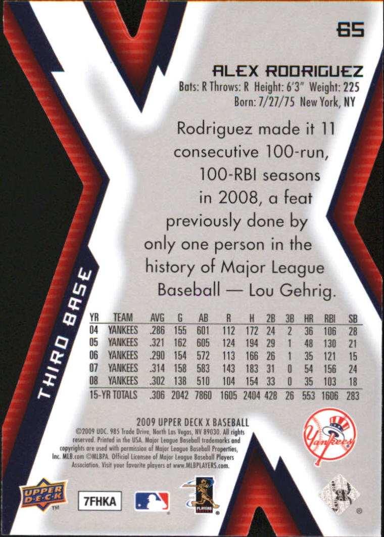 2009 Upper Deck X Baseball Die Cut Parallel YOU PICK - Picture 99 of 147