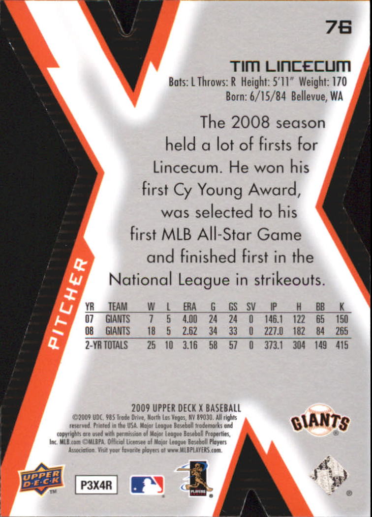 2009 Upper Deck X Baseball Die Cut Parallel YOU PICK - Picture 121 of 147