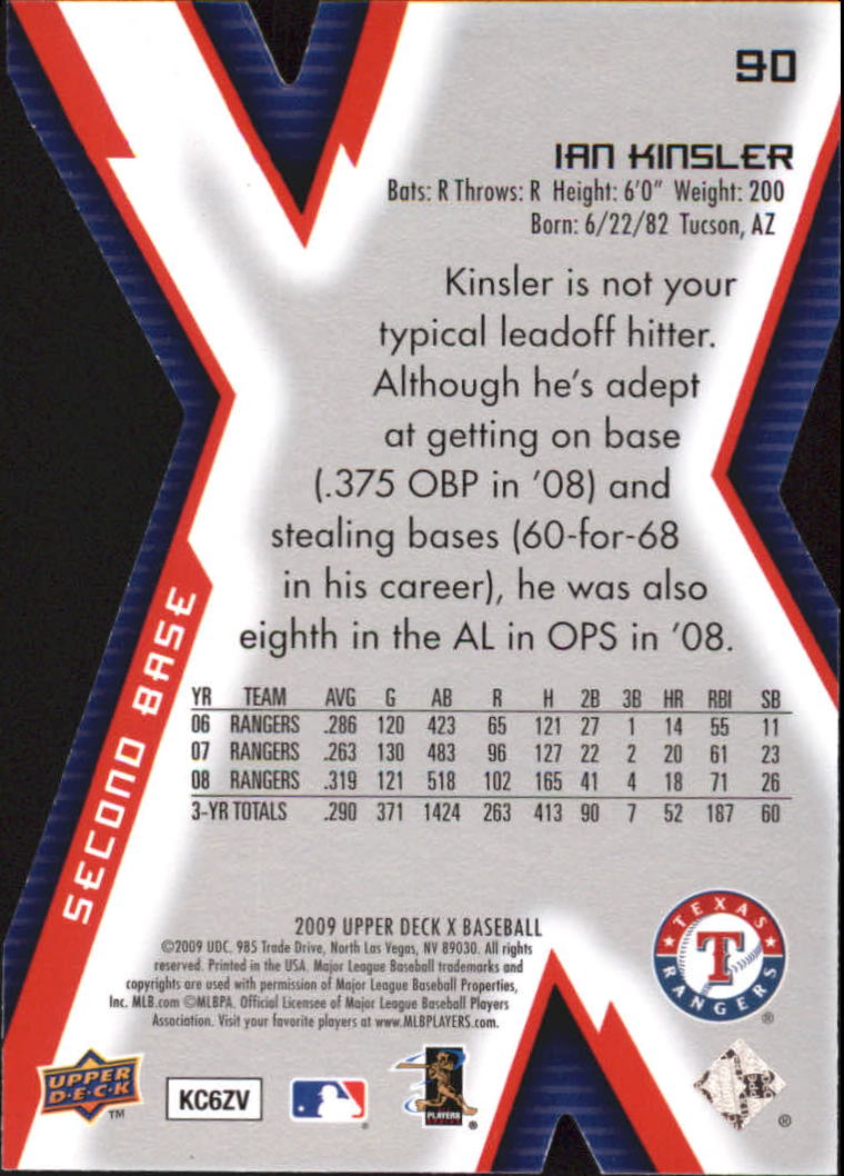 2009 Upper Deck X Baseball Die Cut Parallel YOU PICK - Picture 135 of 147