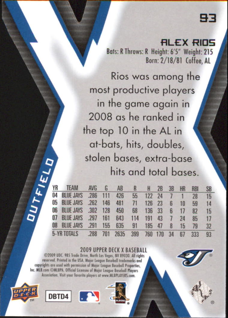 2009 Upper Deck X Baseball Die Cut Parallel YOU PICK - Picture 139 of 147