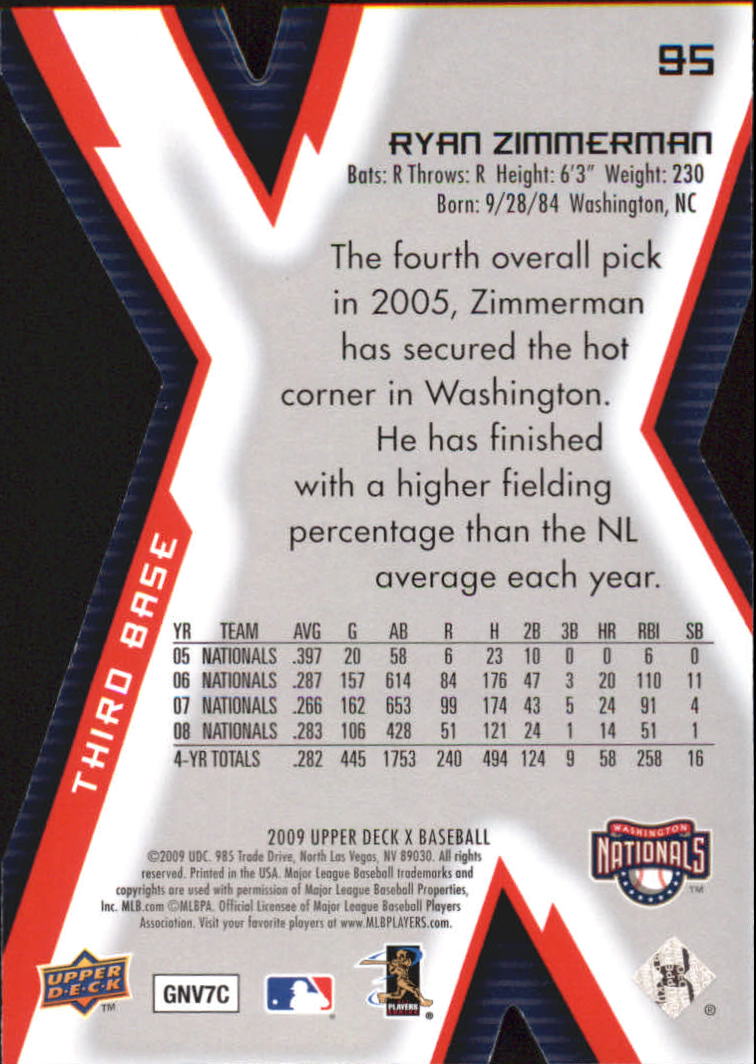 2009 Upper Deck X Baseball Die Cut Parallel YOU PICK - Picture 143 of 147