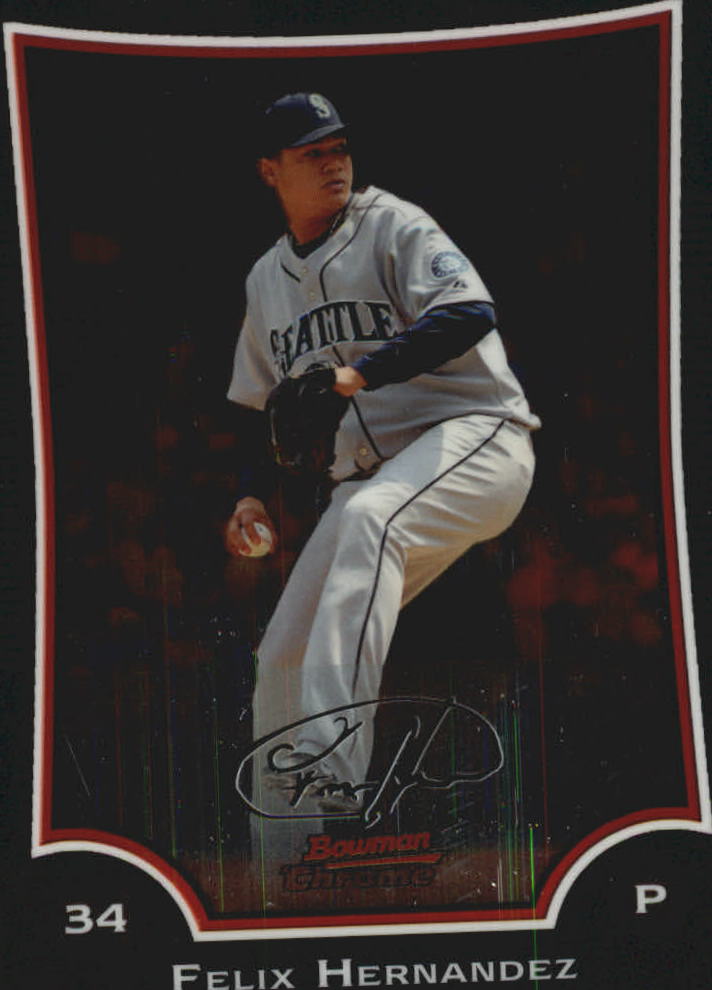 2009 Bowman Chrome #50 Felix Hernandez