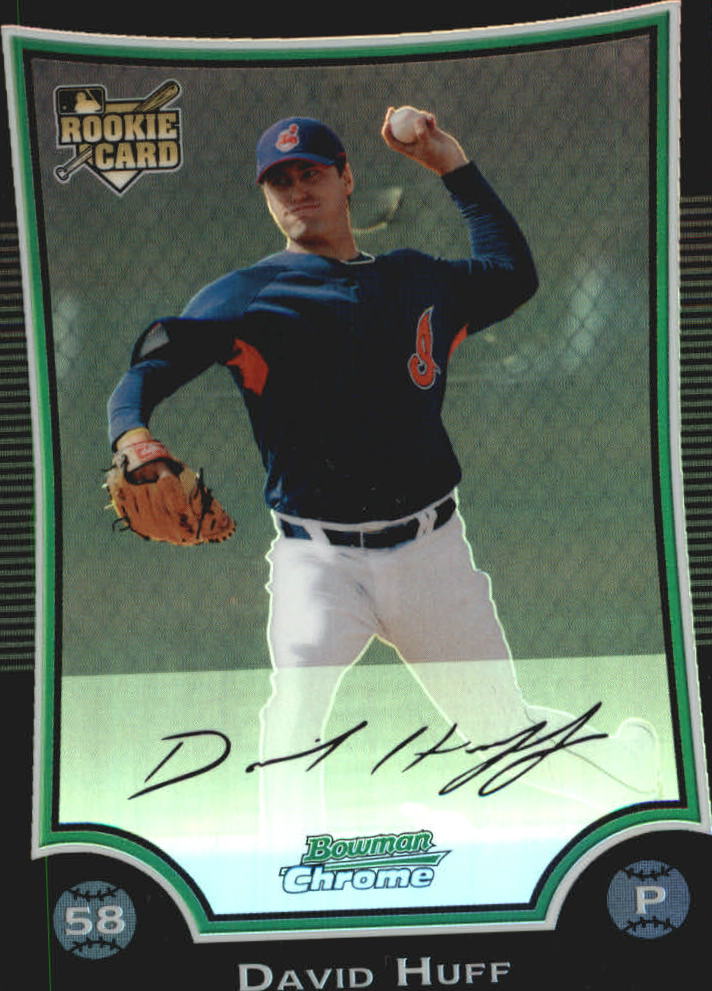 2009 Bowman Chrome Refractors #42 David Huff