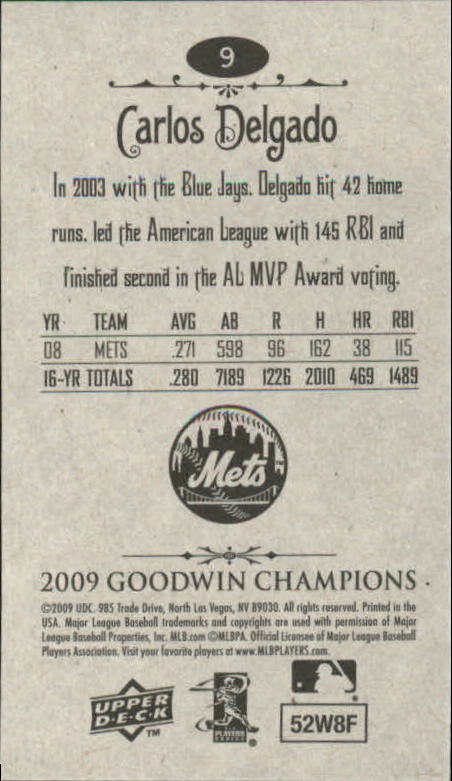 A6343- 2009 Upper Deck Goodwin Champions Mini Cards -You Pick- 15+ FREE US SHIP - Picture 21 of 333