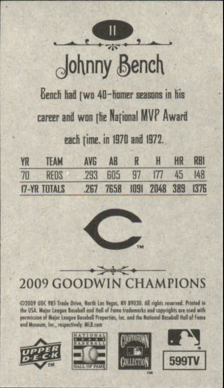 A6343- 2009 Upper Deck Goodwin Champions Mini Cards -You Pick- 15+ FREE US SHIP - Picture 268 of 333