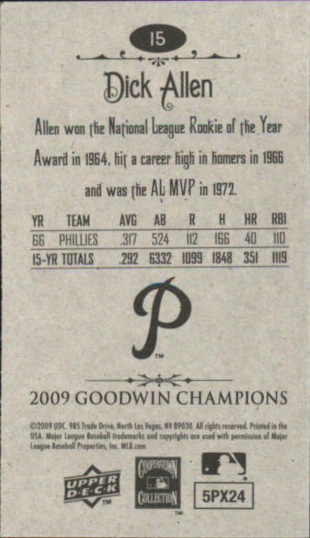 A6343- 2009 Upper Deck Goodwin Champions Mini Cards -You Pick- 15+ FREE US SHIP - Picture 27 of 333