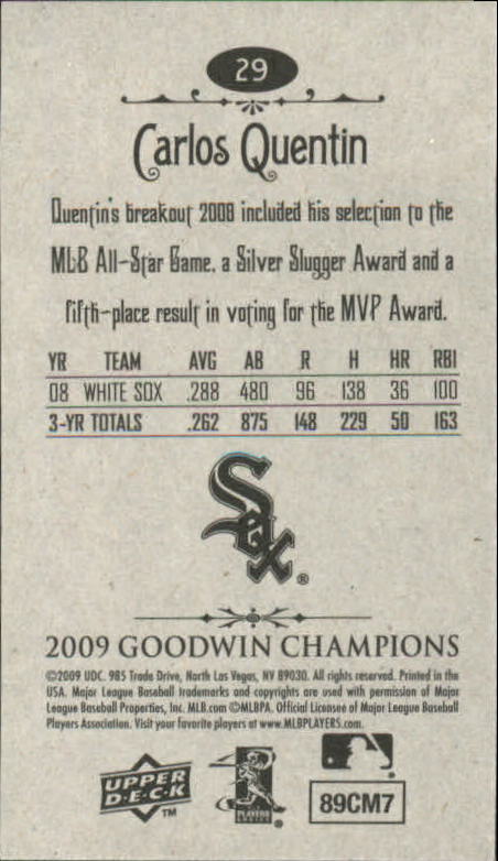 A6343- 2009 Upper Deck Goodwin Champions Mini Cards -You Pick- 15+ FREE US SHIP - Picture 37 of 333
