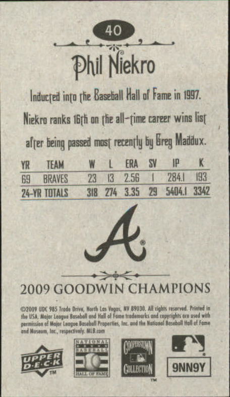 A6343- 2009 Upper Deck Goodwin Champions Mini Cards -You Pick- 15+ FREE US SHIP - Picture 195 of 333