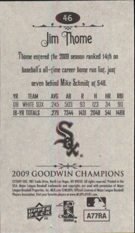 A6343- 2009 Upper Deck Goodwin Champions Mini Cards -You Pick- 15+ FREE US SHIP - Picture 199 of 333