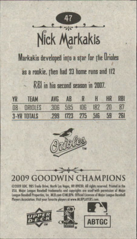 A6343- 2009 Upper Deck Goodwin Champions Mini Cards -You Pick- 15+ FREE US SHIP - Picture 227 of 333