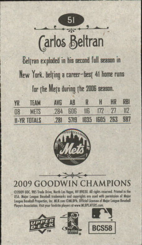 A6343- 2009 Upper Deck Goodwin Champions Mini Cards -You Pick- 15+ FREE US SHIP - Picture 203 of 333