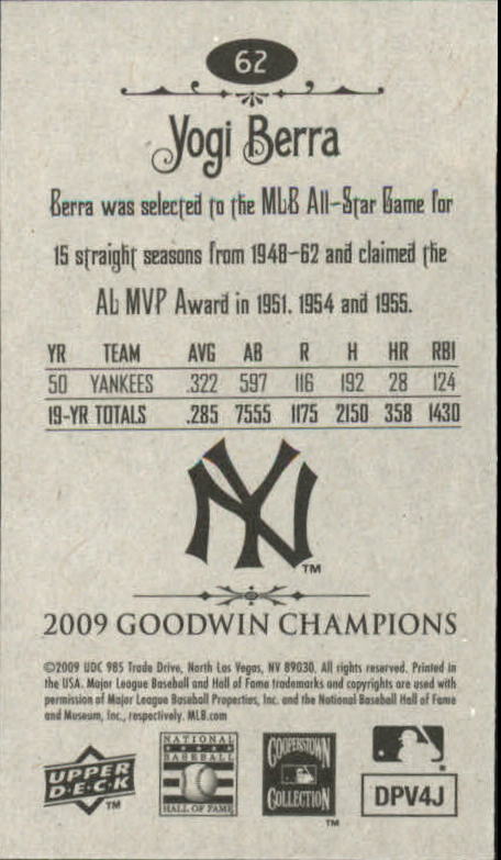 A6343- 2009 Upper Deck Goodwin Champions Mini Cards -You Pick- 15+ FREE US SHIP - Picture 275 of 333
