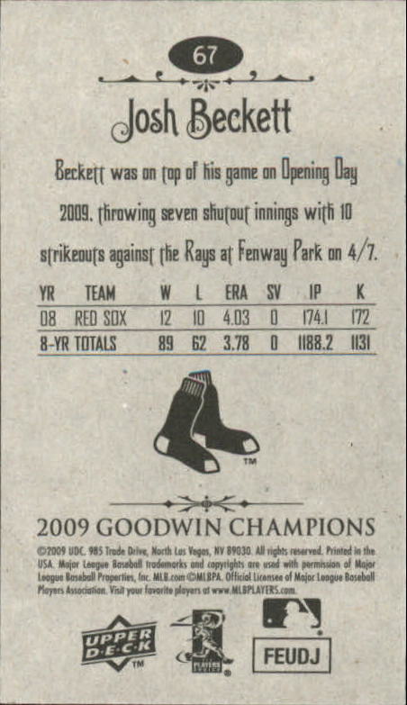 A6343- 2009 Upper Deck Goodwin Champions Mini Cards -You Pick- 15+ FREE US SHIP - Picture 49 of 333