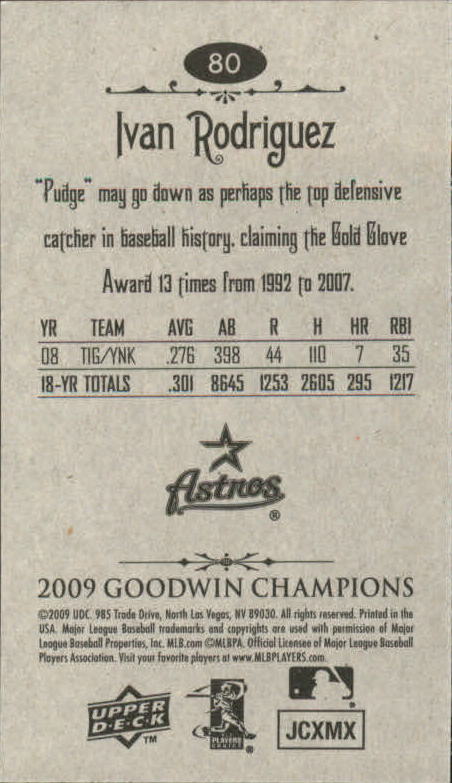 A6343- 2009 Upper Deck Goodwin Champions Mini Cards -You Pick- 15+ FREE US SHIP - Picture 213 of 333