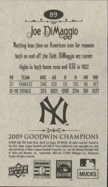 A6343- 2009 Upper Deck Goodwin Champions Mini Cards -You Pick- 15+ FREE US SHIP - Picture 311 of 333