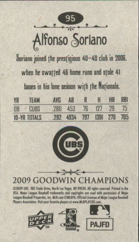 A6343- 2009 Upper Deck Goodwin Champions Mini Cards -You Pick- 15+ FREE US SHIP - Picture 65 of 333