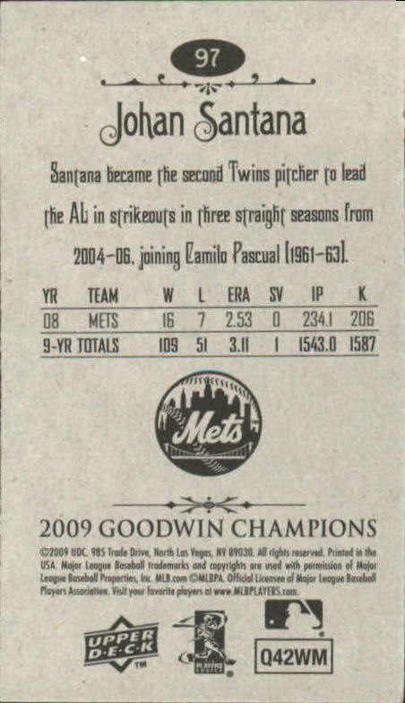 A6343- 2009 Upper Deck Goodwin Champions Mini Cards -You Pick- 15+ FREE US SHIP - Picture 67 of 333