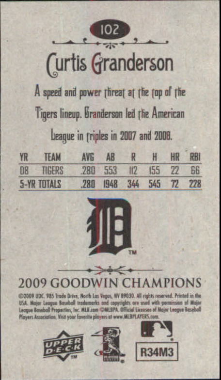 A6343- 2009 Upper Deck Goodwin Champions Mini Cards -You Pick- 15+ FREE US SHIP - Picture 221 of 333