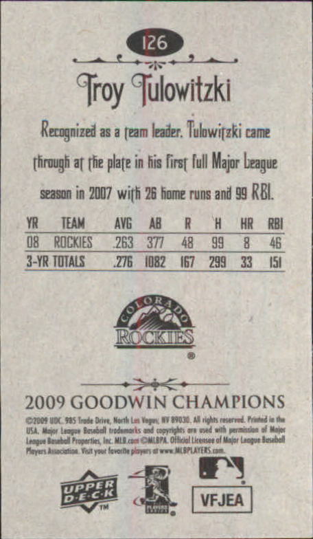 A6343- 2009 Upper Deck Goodwin Champions Mini Cards -You Pick- 15+ FREE US SHIP - Picture 239 of 333