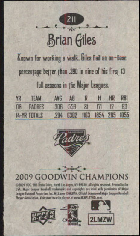 A6343- 2009 Upper Deck Goodwin Champions Mini Cards -You Pick- 15+ FREE US SHIP - Picture 99 of 333