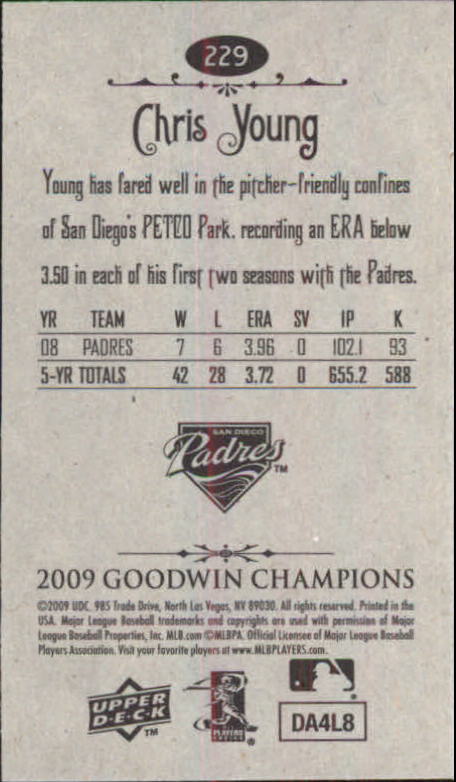 A6343- 2009 Upper Deck Goodwin Champions Mini Cards -You Pick- 15+ FREE US SHIP - Picture 122 of 333