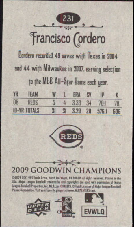A6343- 2009 Upper Deck Goodwin Champions Mini Cards -You Pick- 15+ FREE US SHIP - Picture 126 of 333