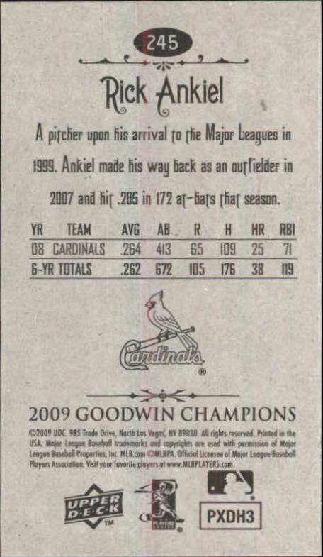A6343- 2009 Upper Deck Goodwin Champions Mini Cards -You Pick- 15+ FREE US SHIP - Picture 149 of 333