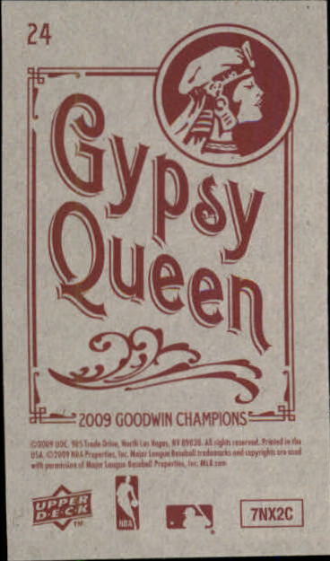 2009 Upper Deck Goodwin Champions Mini Black Border #24 O.J. Mayo back image