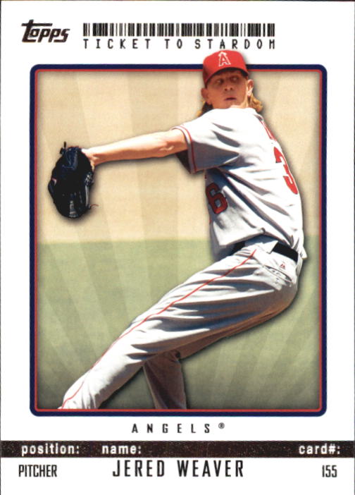 2009 Topps Ticket to Stardom #155 Jered Weaver