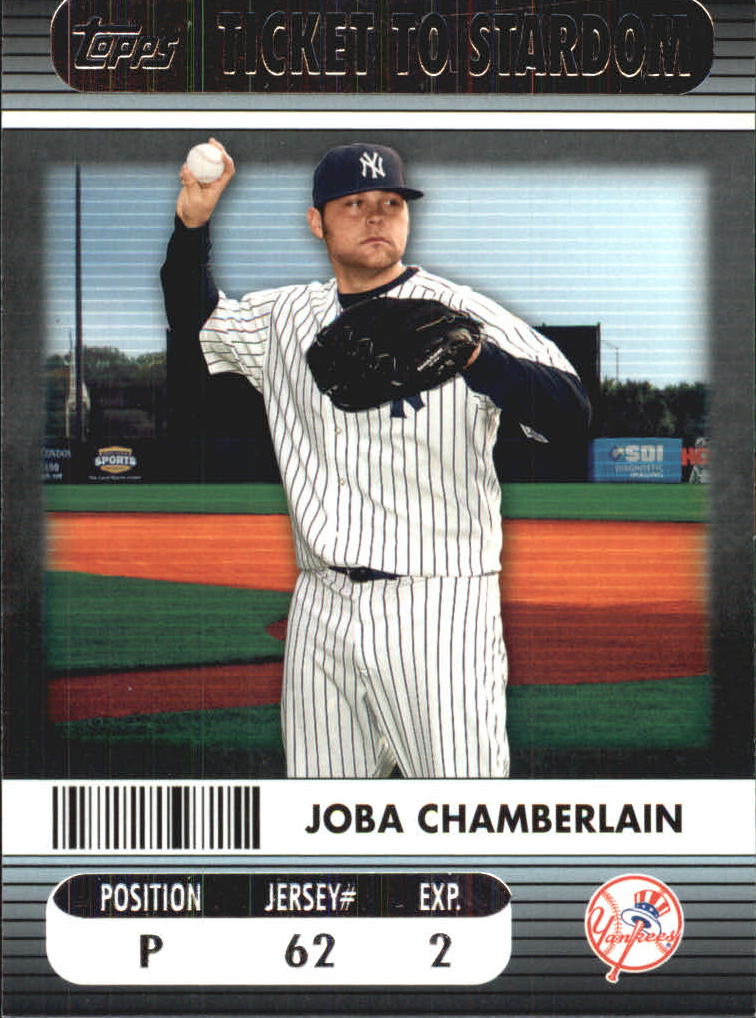 2009 Topps Ticket to Stardom Ticket To Stardom #TTS8 Joba Chamberlain