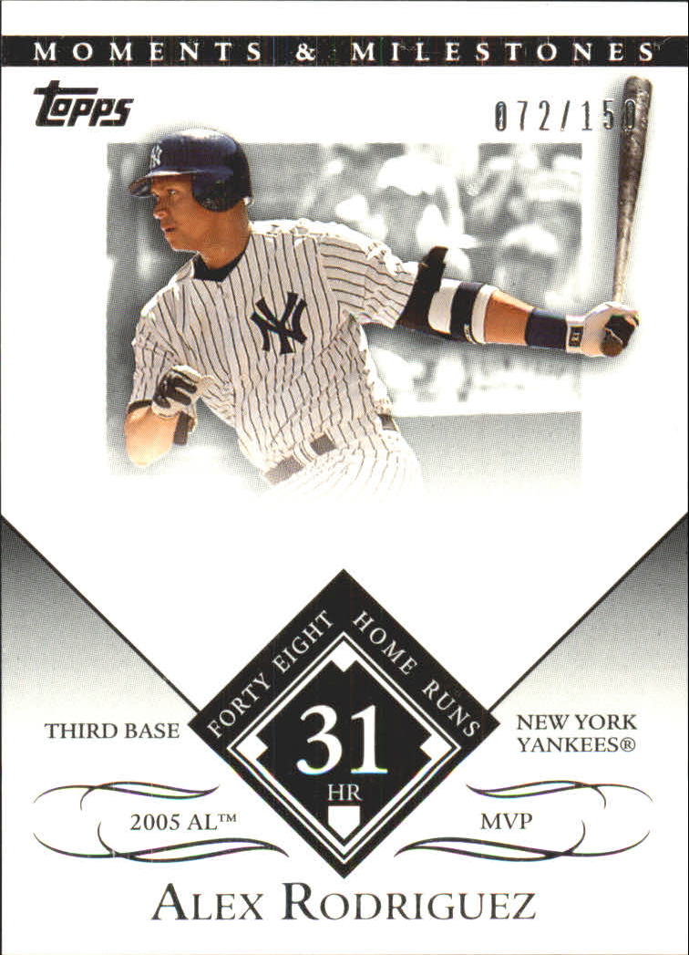 2007 Topps Moments and Milestones #33-31 Alex Rodriguez/HR 31
