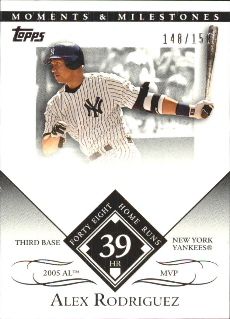 2007 Topps Moments and Milestones #33-39 Alex Rodriguez/HR 39