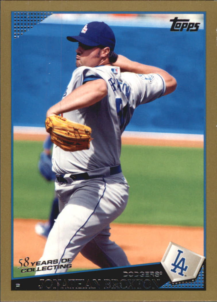 2009 Topps Update Gold Border #UH9 Jonathan Broxton