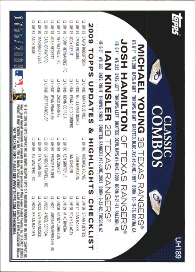2009 Topps Update Gold Baseball /2009 Singles - You Choose - Picture 42 of 82