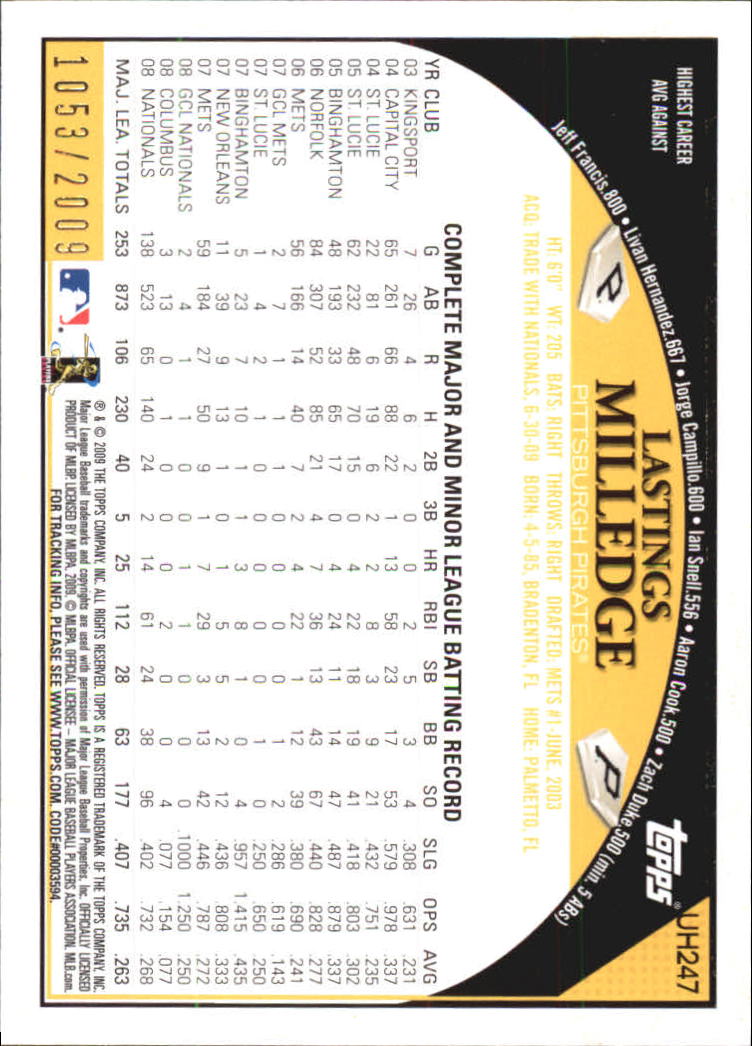 2009 Topps Update Gold Baseball /2009 Singles - You Choose - Picture 60 of 82